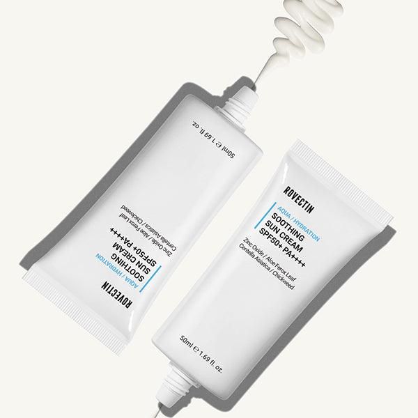 ROVECTIN Aqua Soothing Sun Cream SPF 50+ PA++++ 50ml - EmpressKorea