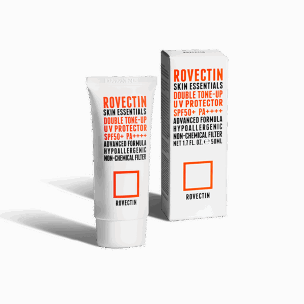 ROVECTIN Skin Essentials Double Tone-Up UV Protector SPF 50+ PA++++ 50ml - EmpressKorea