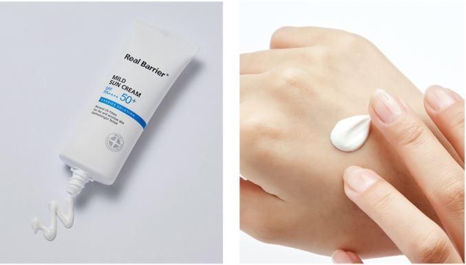 Real Barrier Mild Sun Cream SPF 50+ PA++++ 40ml - EmpressKorea