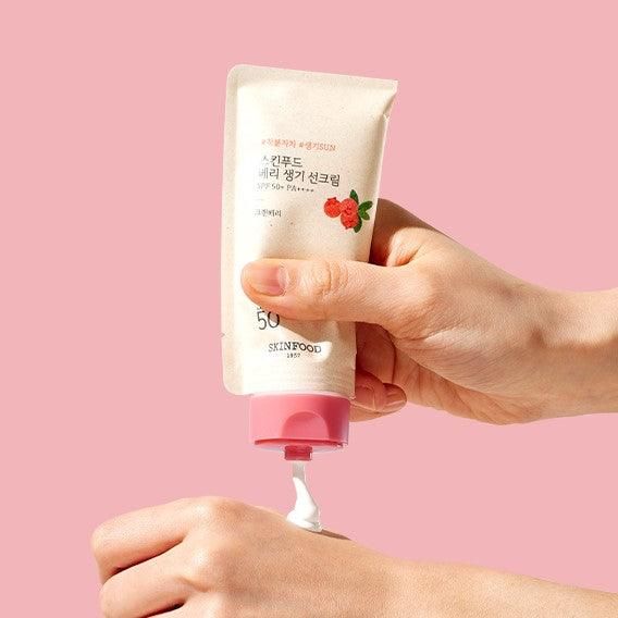 SKINFOOD Berry Glowing Sun Cream SPF 50+ PA++++ 50ml - EmpressKorea