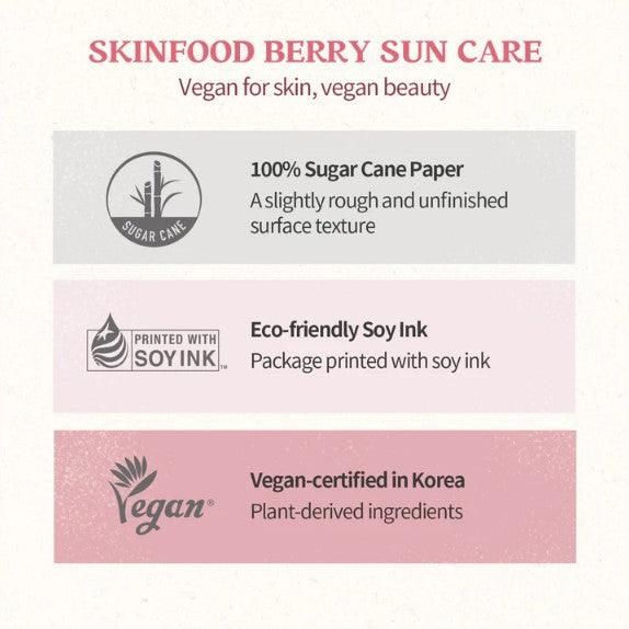 SKINFOOD Berry Glowing Sun Cream SPF 50+ PA++++ 50ml - EmpressKorea
