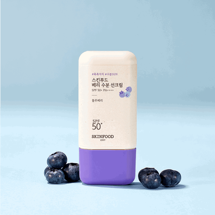 SKINFOOD Berry Moisturizing Sun Cream SPF 50+ PA++++ 50ml - EmpressKorea