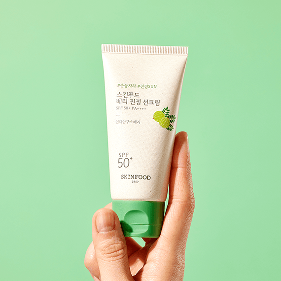 SKINFOOD Berry Soothing Sun Cream SPF 50+ PA++++ 50ml - EmpressKorea