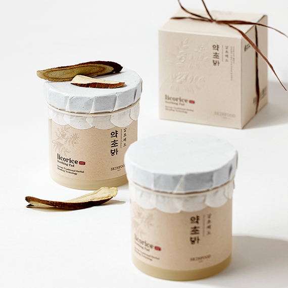 SKINFOOD Licorice Soothing Pad 250g 60pcs - EmpressKorea