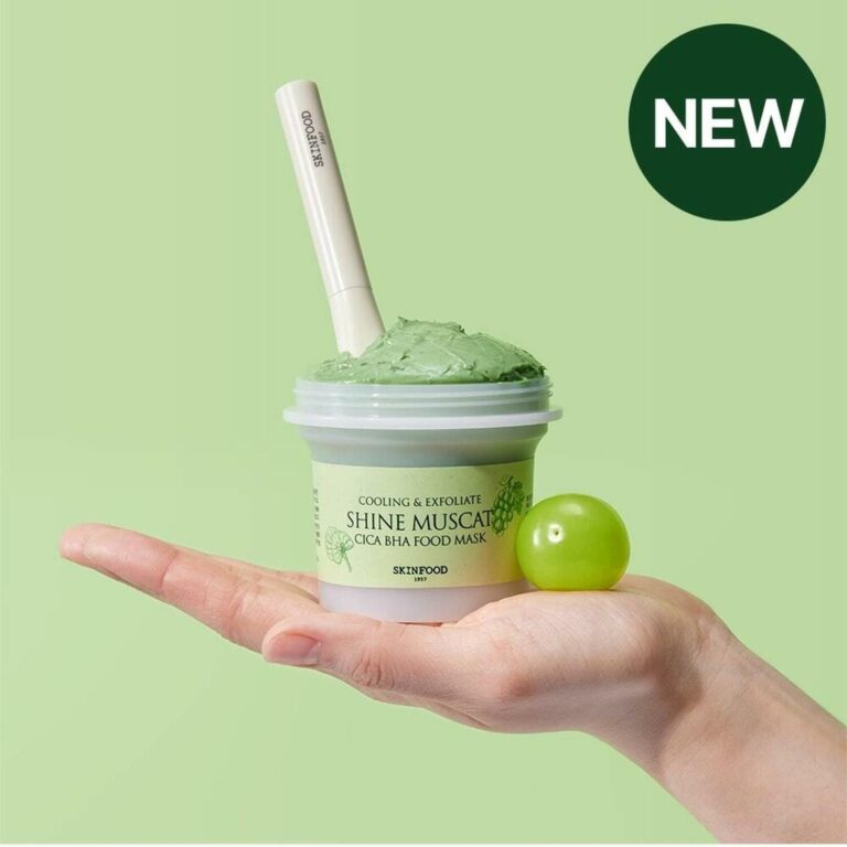 SKINFOOD Shine Muscat Cica BHA Food Mask 120g - EmpressKorea