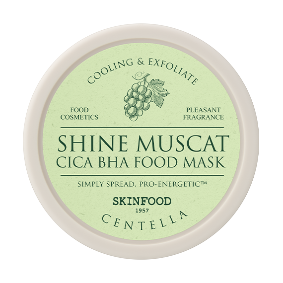 SKINFOOD Shine Muscat Cica BHA Food Mask 120g - EmpressKorea