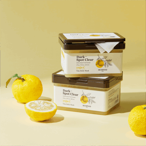 SKINFOOD Yuja C Vita Daily Mask Sheet 270g 30pcs - EmpressKorea