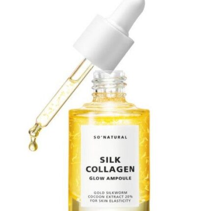 SO.NATURAL Silk Collagen Glow Ampoule 30ml - EmpressKorea