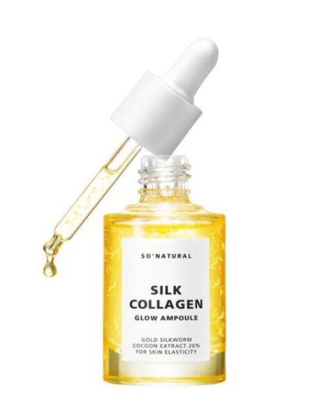 SO.NATURAL Silk Collagen Glow Ampoule 30ml - EmpressKorea