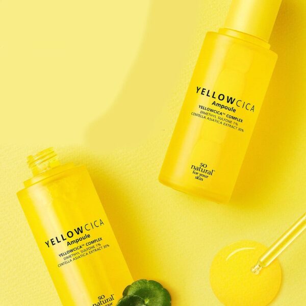 SO.NATURAL Yellow Cica Ampoule 50ml - EmpressKorea