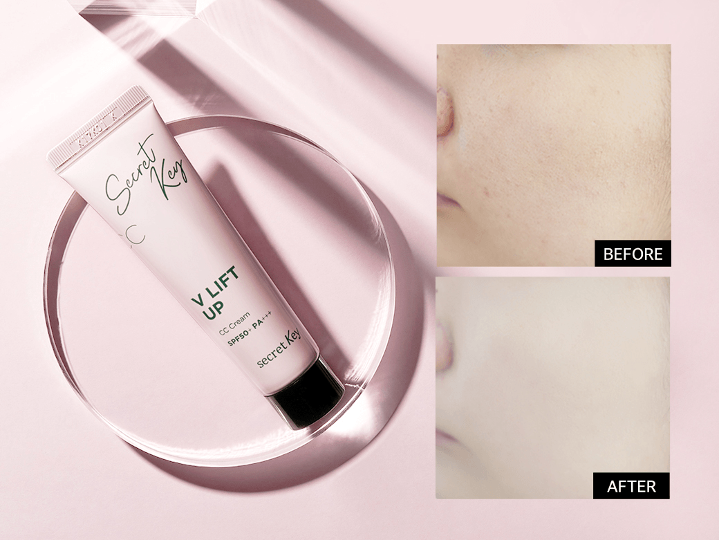 Secret Key V Lift Up CC Cream SPF 50+ PA+++ 30ml - EmpressKorea