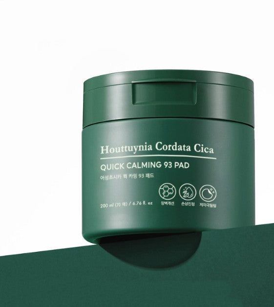 TONYMOLY Houttuynia Cordata Cica Quick Calming 93 Pad 200ml 70pads - EmpressKorea