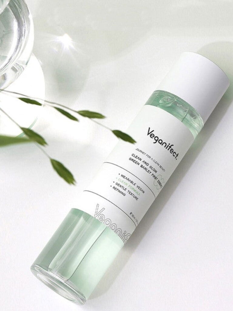 Veganifect Clean & Glow Green Barley First Essence 150ml - EmpressKorea