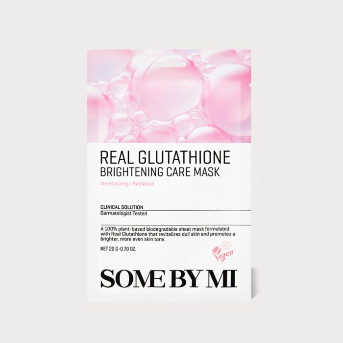 SOME BY MI Real Glutathione Brightening Care Mask Sheet 20g*10pcs - Image 1