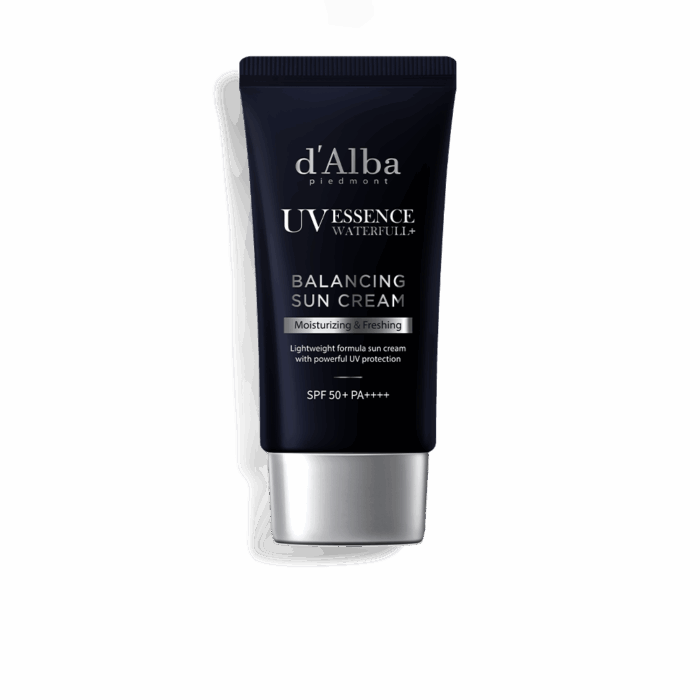 d'Alba Waterful Balancing Sun Cream for Men 50ml - Image 1