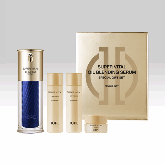 IOPE NEW 6th Generation Super Vital Oil Blending Serum 40ml Special Set - Image 1