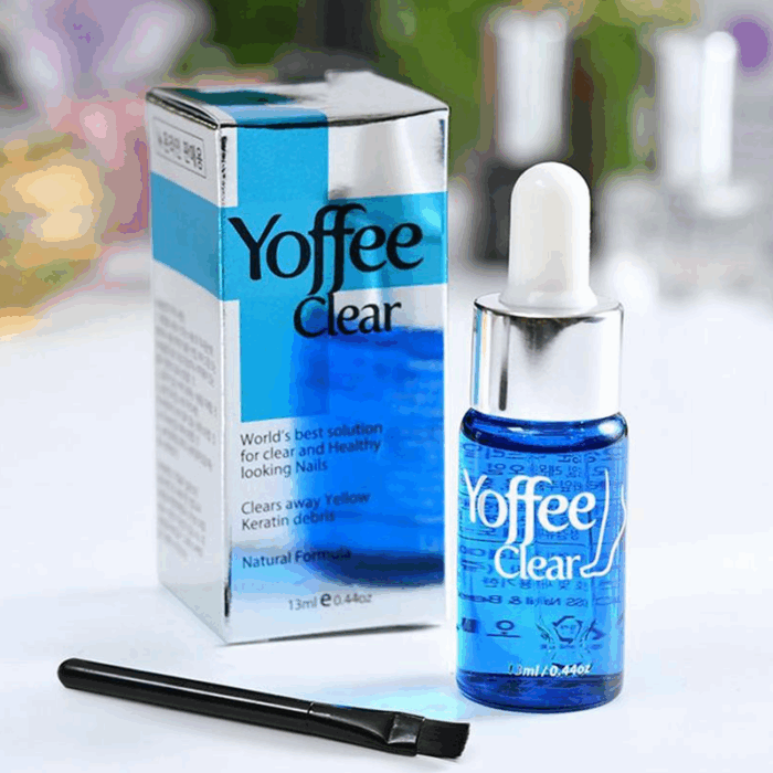 Yoffee Clear Foaming Bubble Action Serum Nail Clean Care 13ml - Image 2