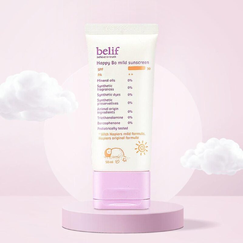 belif Happy Bo Mild Sunscreen SPF 30 PA++ 50ml - EmpressKorea