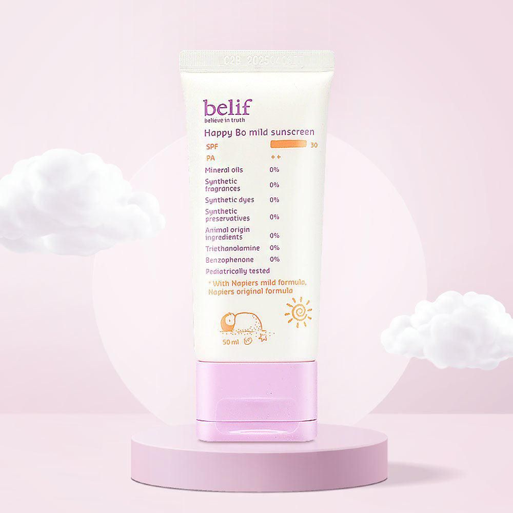belif Happy Bo Mild Sunscreen SPF 30 PA++ 50ml - EmpressKorea