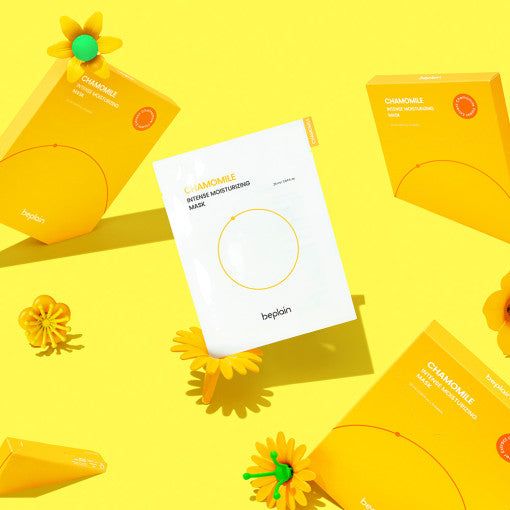 beplain Chamomile Intense Moisturizing Mask Sheet 25ml*10pcs - EmpressKorea