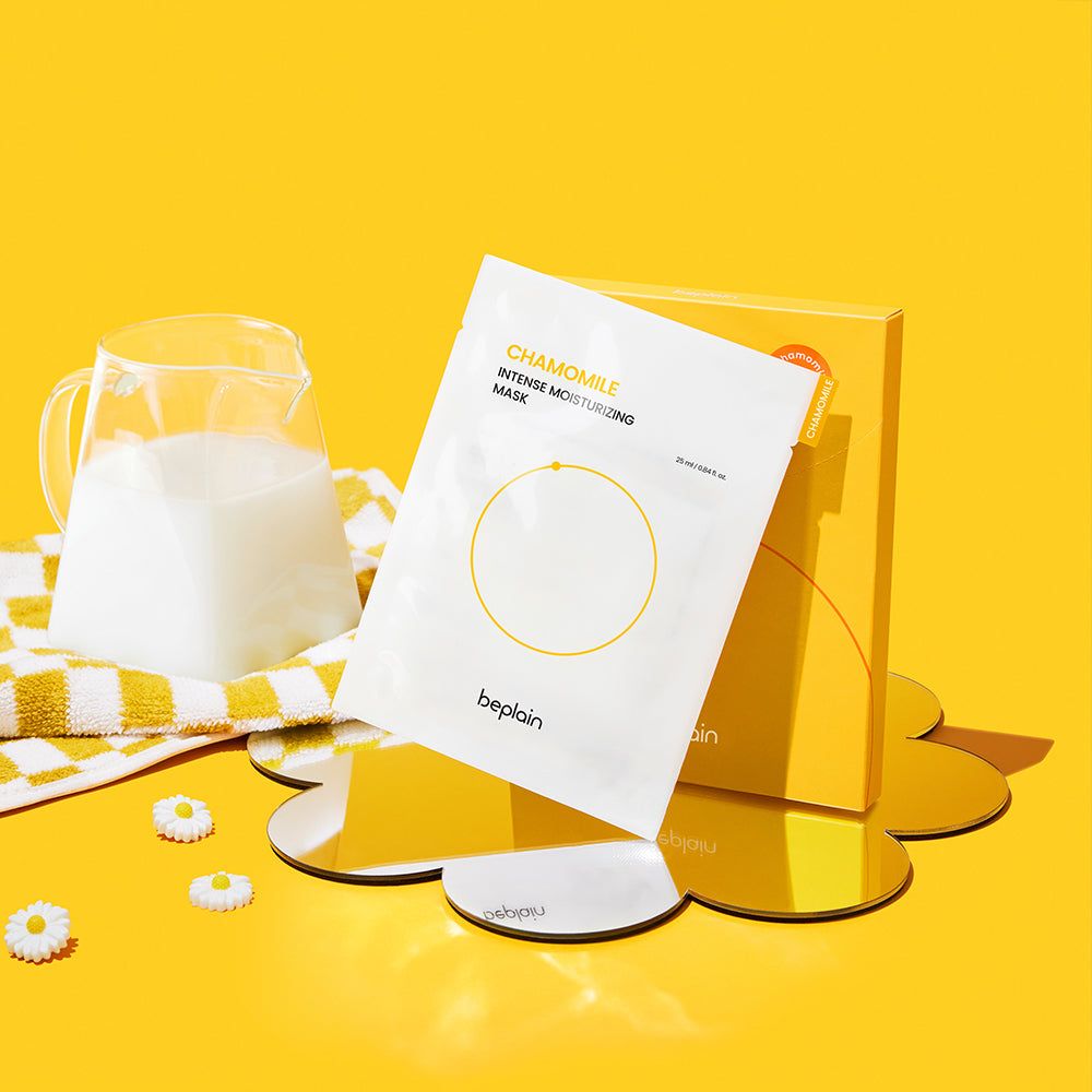 beplain Chamomile Intense Moisturizing Mask Sheet 25ml*10pcs - EmpressKorea