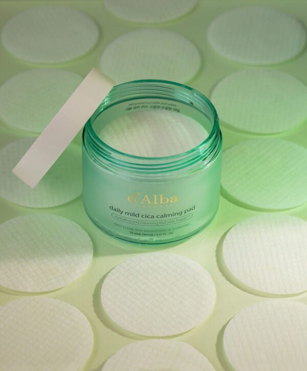 d'Alba Daily Cica Calming Pads 50pads 165ml - EmpressKorea