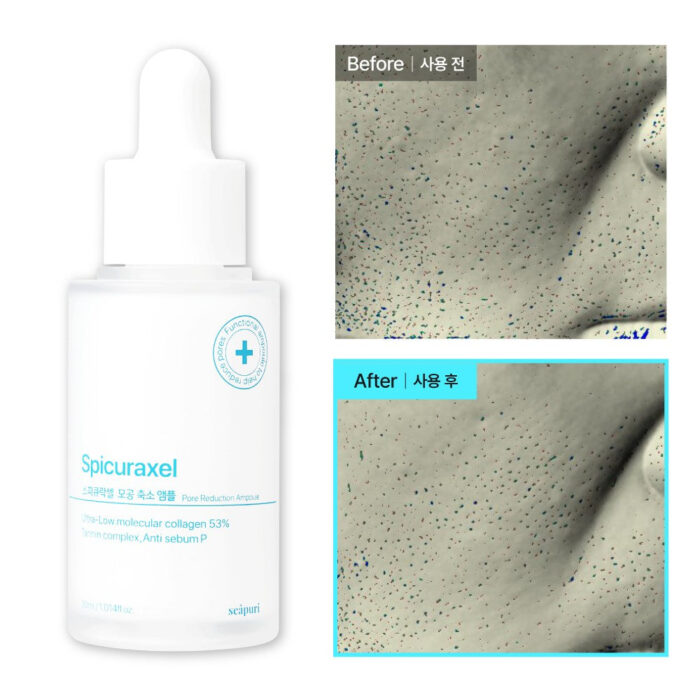 Seapuri Spicuraxel 30ml – Intensive Pore Tightening Ampoule with Purified Spicules - Image 1