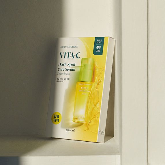 goodal Green Tangerine Vita-C Dark Spot Care Serum Mask 5pcs - EmpressKorea