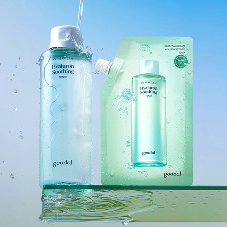 goodal Heartleaf Hyaluron Soothing Toner 350ml + Refill 350ml - EmpressKorea