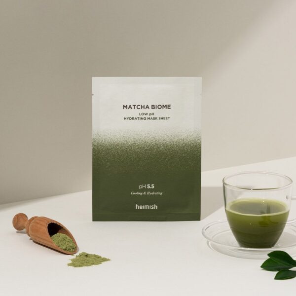 heimish Matcha Biome Mildly Acidic Hydrating Mask Sheet (5 sheets) - EmpressKorea