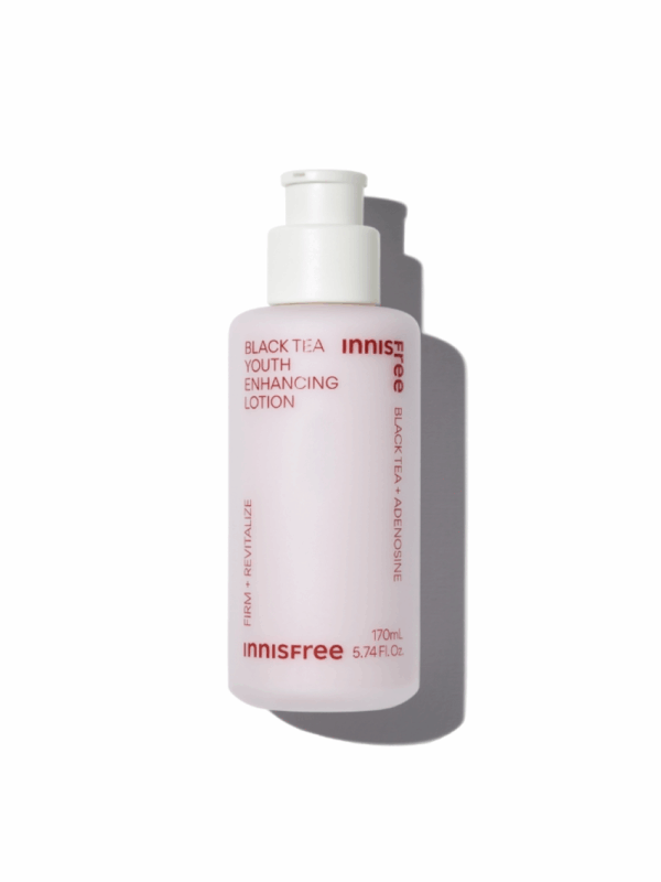 innisfree Black Tea Youth Enhancing Lotion 170mL - EmpressKorea
