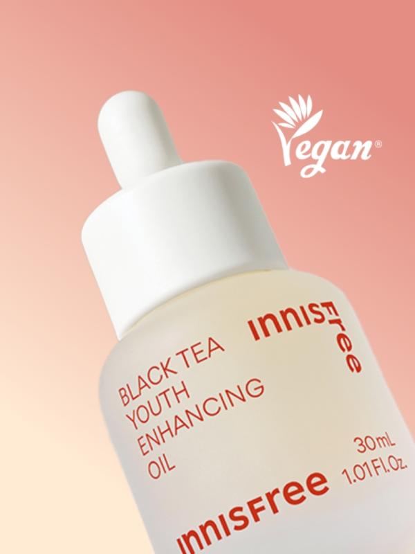 innisfree Black Tea Youth Enhancing Oil 30ml - EmpressKorea