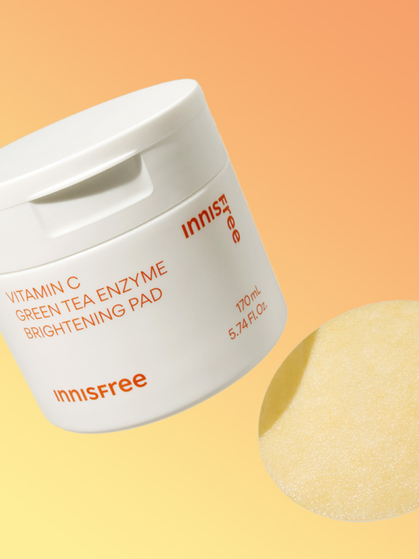 innisfree Vitamin C Green Tea Enzyme Brightening Pad 60sheets - EmpressKorea