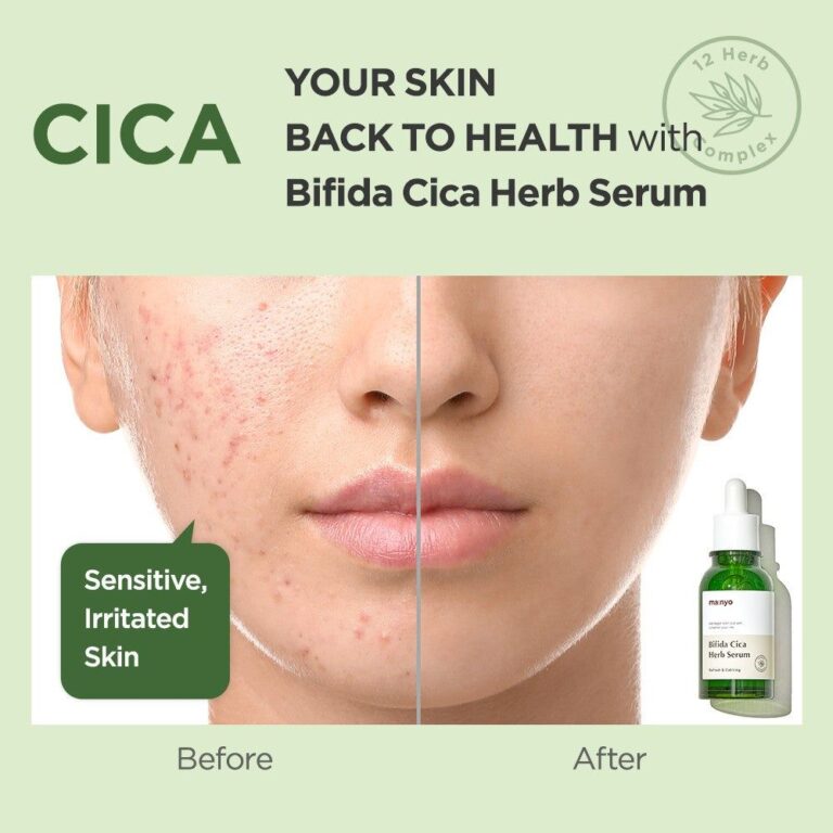ma:nyo Factory Bifida Cica Herb Serum 50ml - EmpressKorea