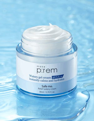 make p:rem Safe Me Relief Watery Cream 80ml - EmpressKorea