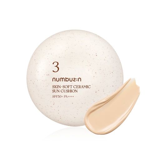 numbuzin No. 3 Skin-Soft Ceramic Sun Cushion 20g SPF50+ PA++++ - EmpressKorea