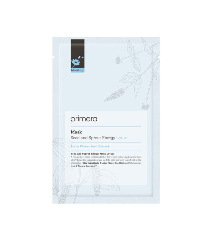 primera Seed and Sprout Energy Mask Lotus 20ml*5pcs - EmpressKorea