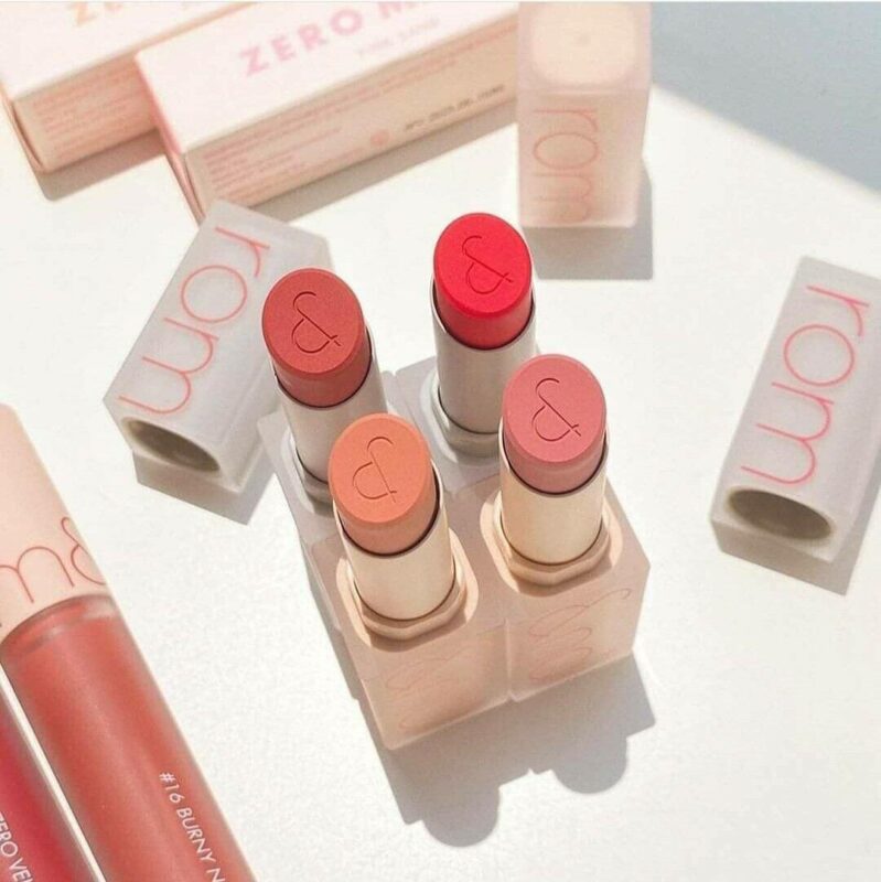 rom&nd Zero Matte Lipstick Renewal - EmpressKorea