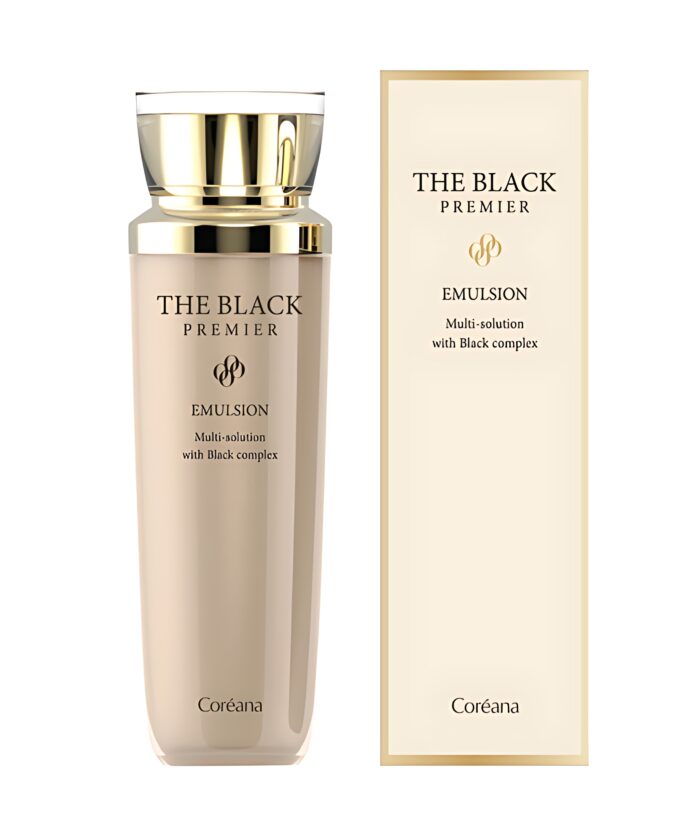 Coreana THE BLACK PREMIER EMULSION 140ml - Image 1