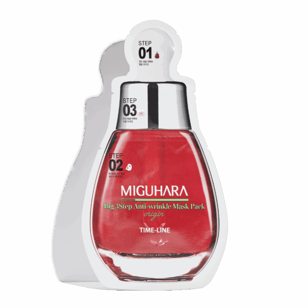MIGUHARA Big 3Step Anti-wrinkle Mask Pack Origin 10pcs
