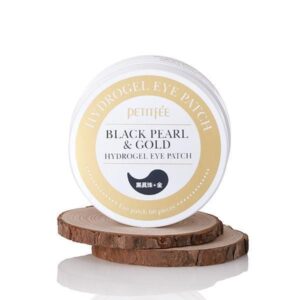 PETITFÉE Black Pearl & Gold Hydrogel Eye Patch 60 Sheet