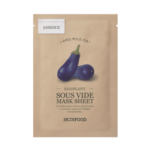 SKINFOOD Sous Vide Mask Sheet Eggplant [Hydrating & Soothing] 22g*10pcs