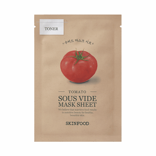 SKINFOOD Sous Vide Mask Sheet Tomato [Brightening] 18g*10pcs