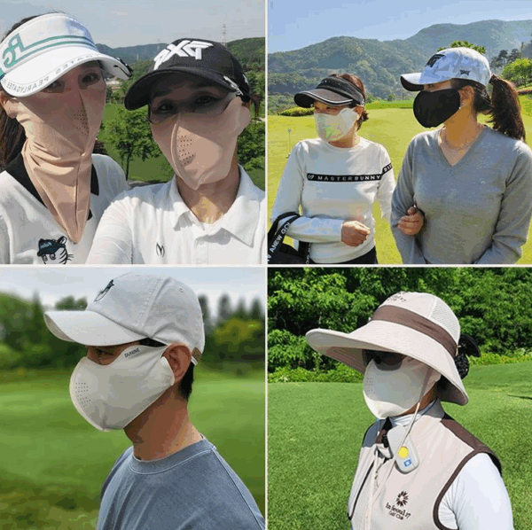 DUNINE UV Protection Sports Golf Mask Standard