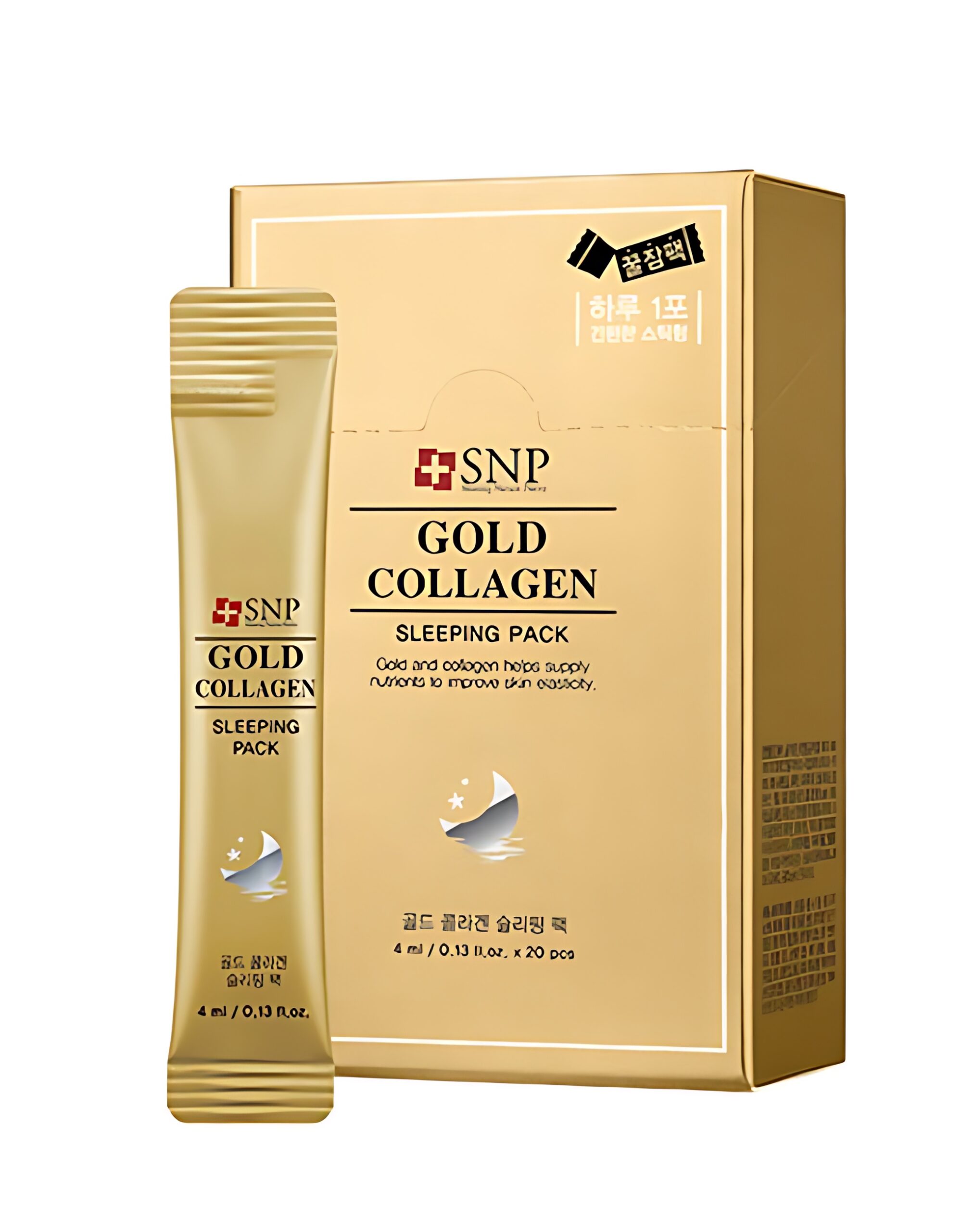 11_processed (1) SNP Gold Collagen Sleeping Pack Stick Type 20 Packs - Masks & Treatments