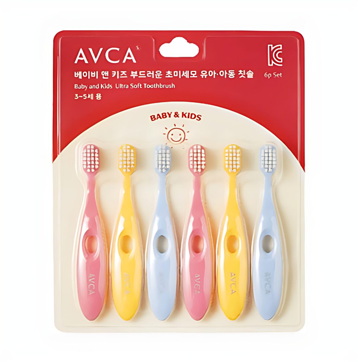 AVCA Baby Kids Soft Ultra-Fine Bristles Infant Toddler Toothbrush 6 Pieces *2ea - Baby & Kids Care - SKU: empress-json-avca-baby-kids-3-46c12167