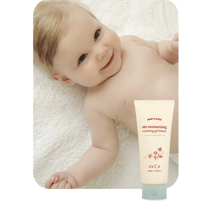 AVCA Baby Kids Ato Moisturizing Soothing Gel Lotion 200ml - Image 1