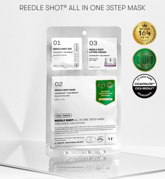 VT COSMETICS REEDLE SHOT All in One 3Step Mask * 3pack - Masks & Treatments - SKU: 4455777777885-bd90ce39