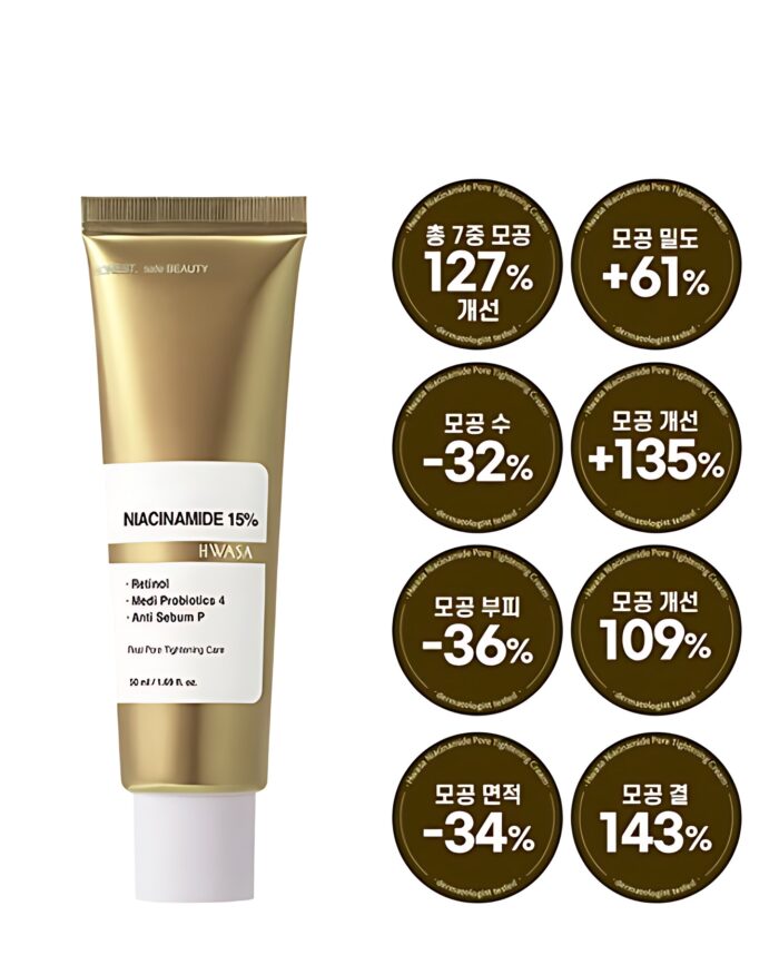 HWASA Niacinamide Pore Tightening Cream 50ml - Image 1