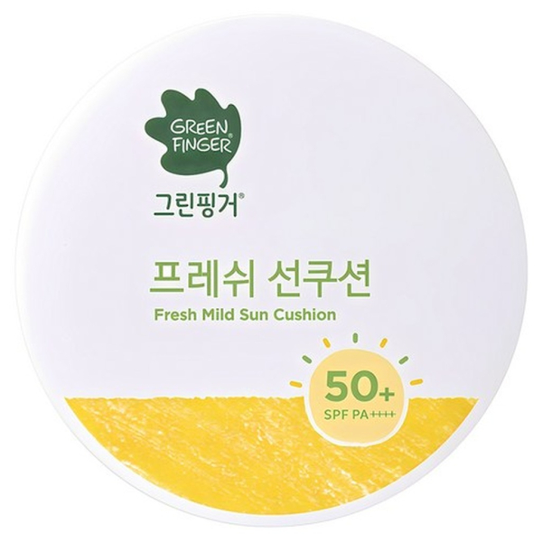 GREEN FINGER Fresh Mild Sun Cushion 12g - Baby & Kids Skincare Products - SKU: empress-json-green-finger-fresh-13cf7e35